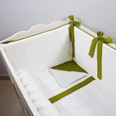 Ekru - Olive Bebek Uyku Seti